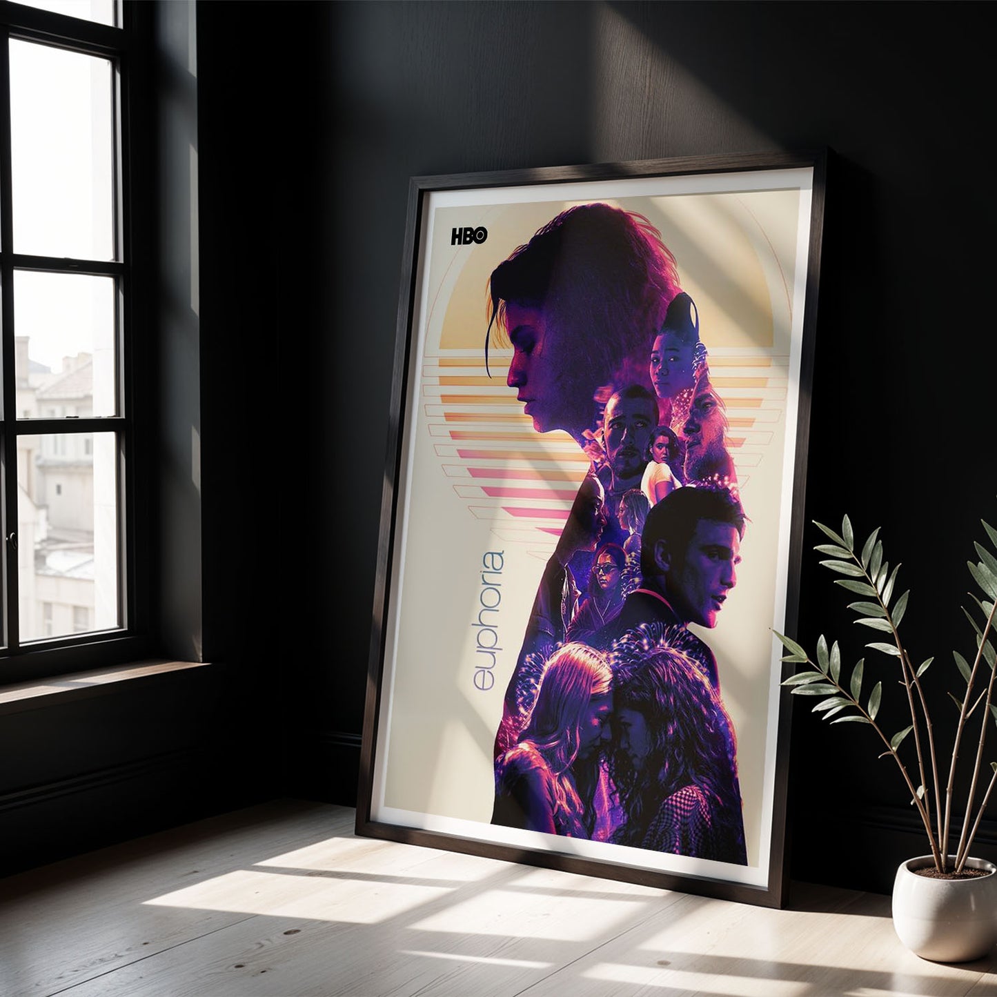 Flex Designs Poster Euphoria Cartoon 8 x 10" Home Goods - TV Show 2019 TV Show Poster