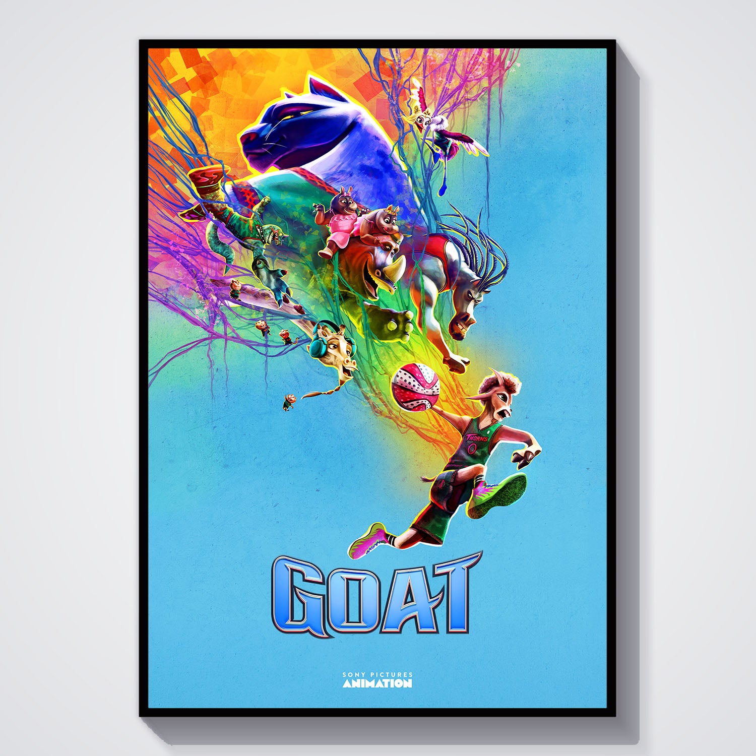 Flex Designs Poster GOAT Cinematic 5 x 7" Home Goods - Movie 2026 Movie Poster