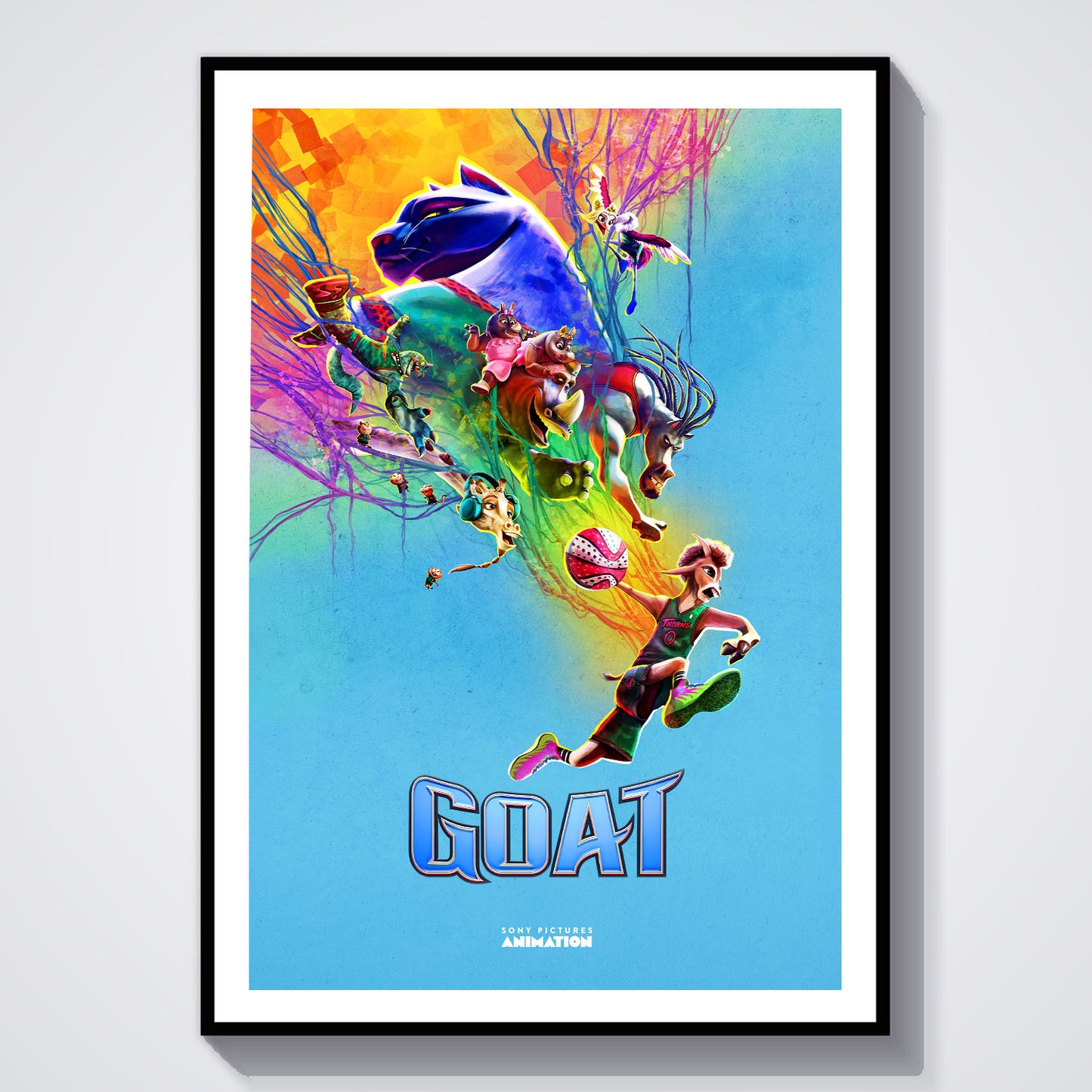 Flex Designs Poster GOAT Cinematic 8 x 10" Home Goods - Movie 2026 Movie Poster