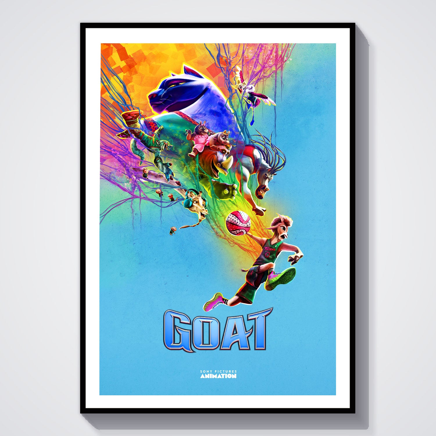 Flex Designs Poster GOAT Cinematic 8 x 10" Home Goods - Movie 2026 Movie Poster