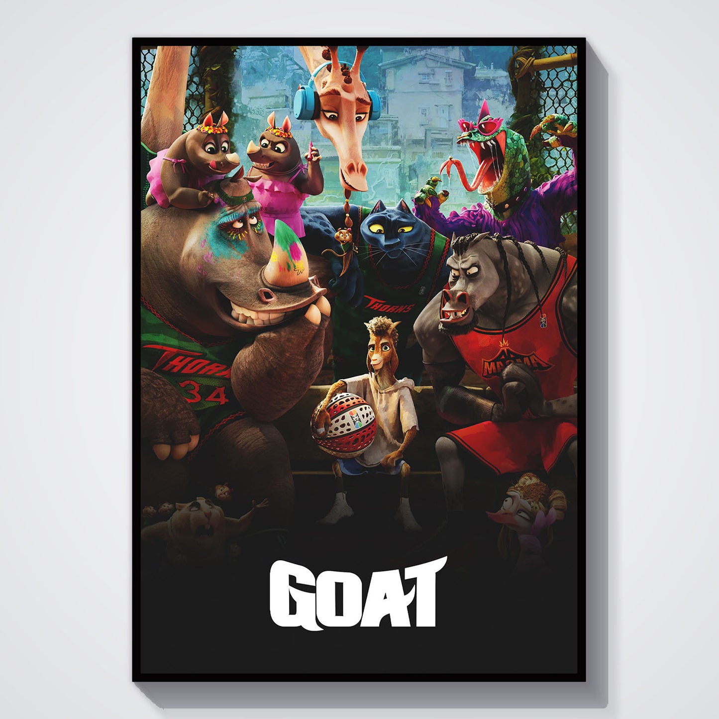 Flex Designs Poster GOAT Theatrical 5 x 7" Home Goods - Movie 2026 Movie Poster