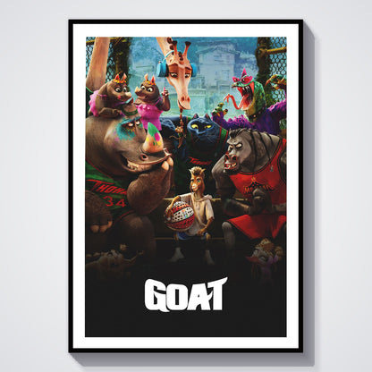 Flex Designs Poster GOAT Theatrical 8 x 10" Home Goods - Movie 2026 Movie Poster