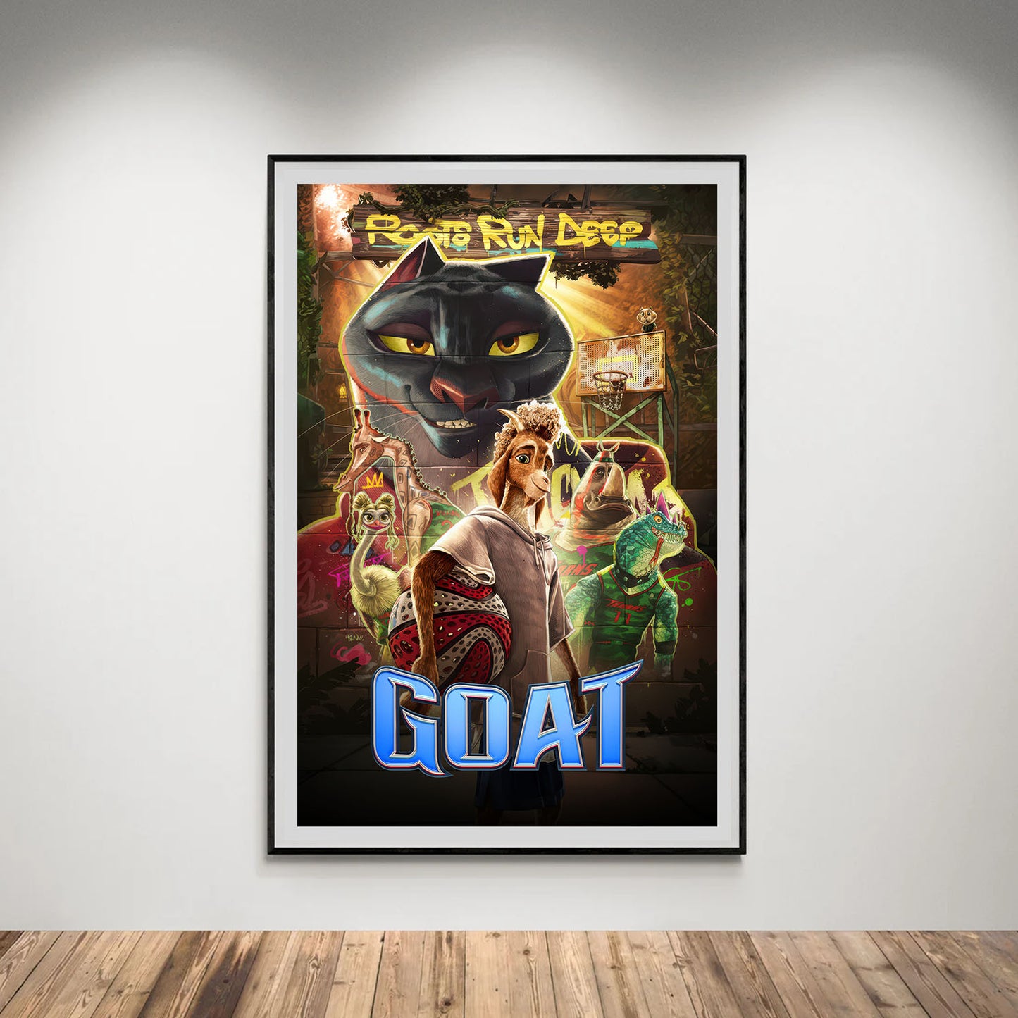 Flex Designs Poster GOAT Cover 8 x 10" Home Goods - Movie 2026 Movie Poster