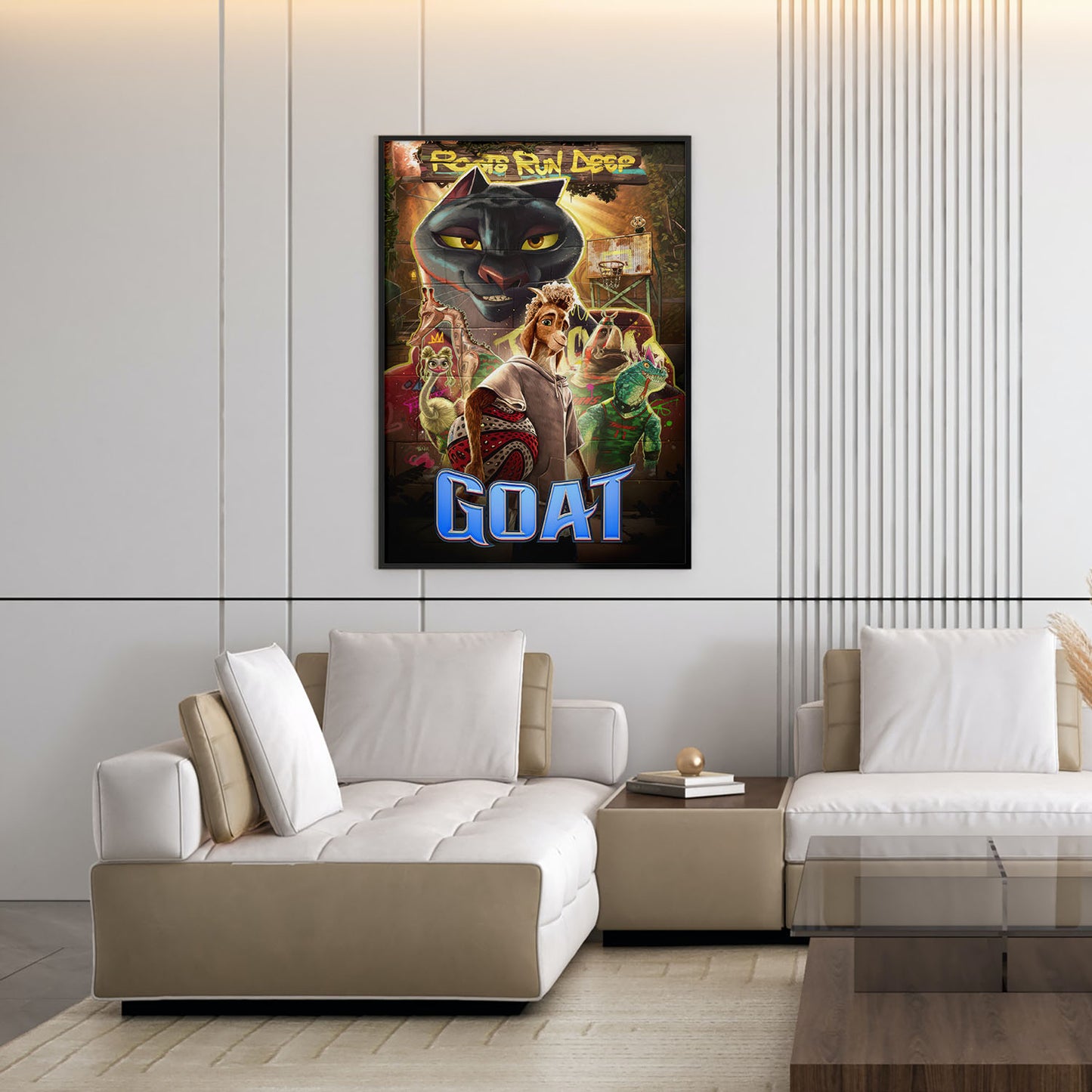 Flex Designs Poster GOAT Cover 5 x 7" Home Goods - Movie 2026 Movie Poster