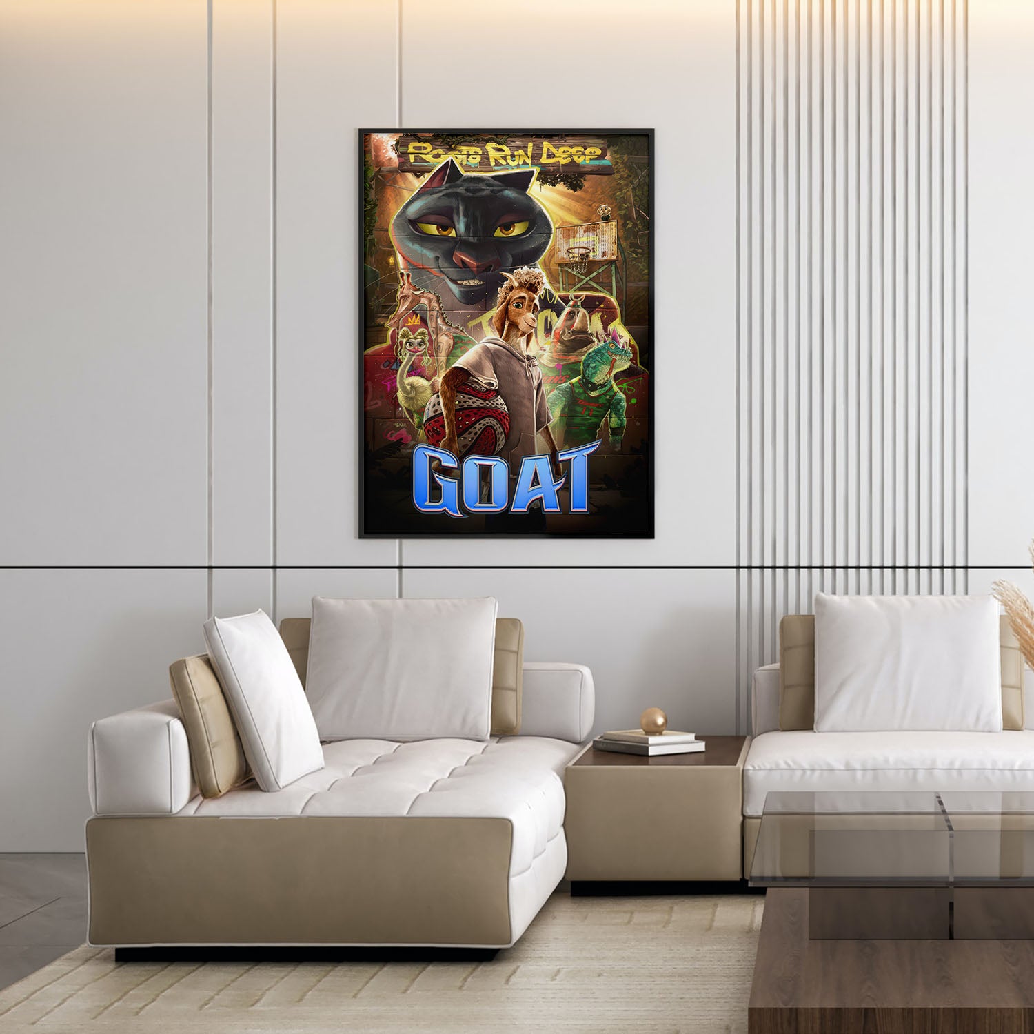 Flex Designs Poster GOAT Cover 5 x 7" Home Goods - Movie 2026 Movie Poster