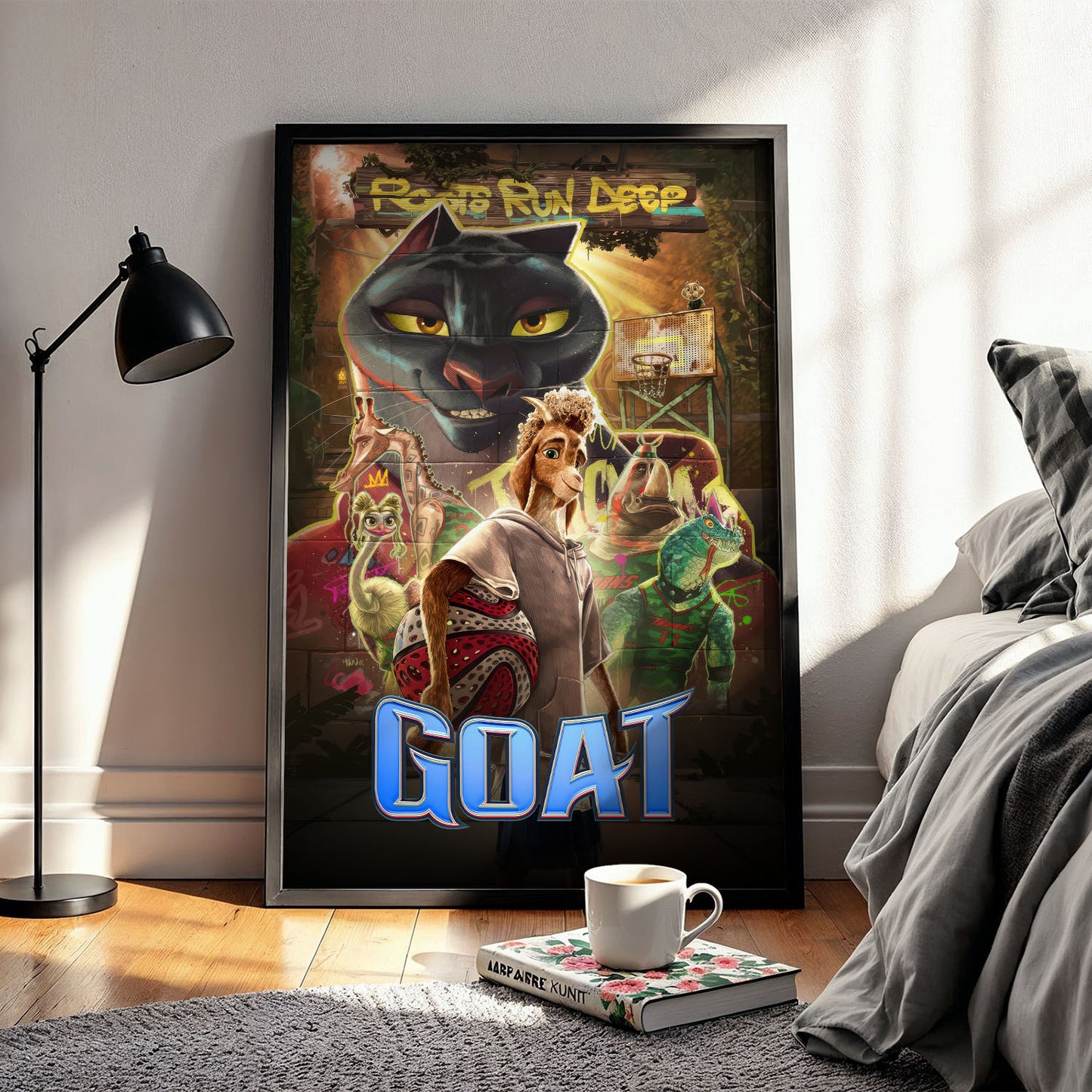 Flex Designs Poster GOAT Cover 5 x 7" Home Goods - Movie 2026 Movie Poster