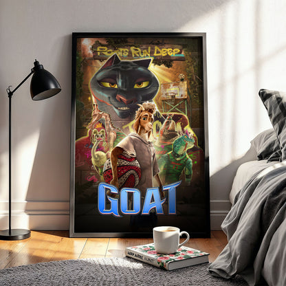 Flex Designs Poster GOAT Cover 5 x 7" Home Goods - Movie 2026 Movie Poster