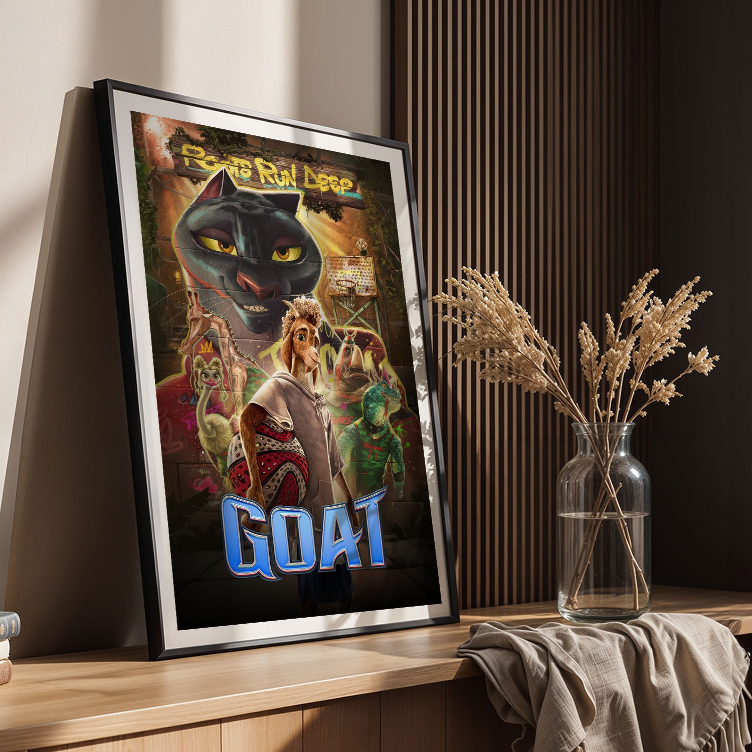 Flex Designs Poster GOAT Cover 5 x 7" Home Goods - Movie 2026 Movie Poster