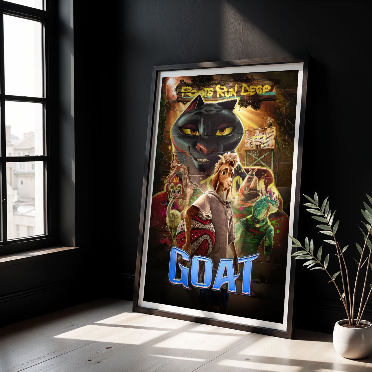 Flex Designs Poster GOAT Cover 8 x 10" Home Goods - Movie 2026 Movie Poster
