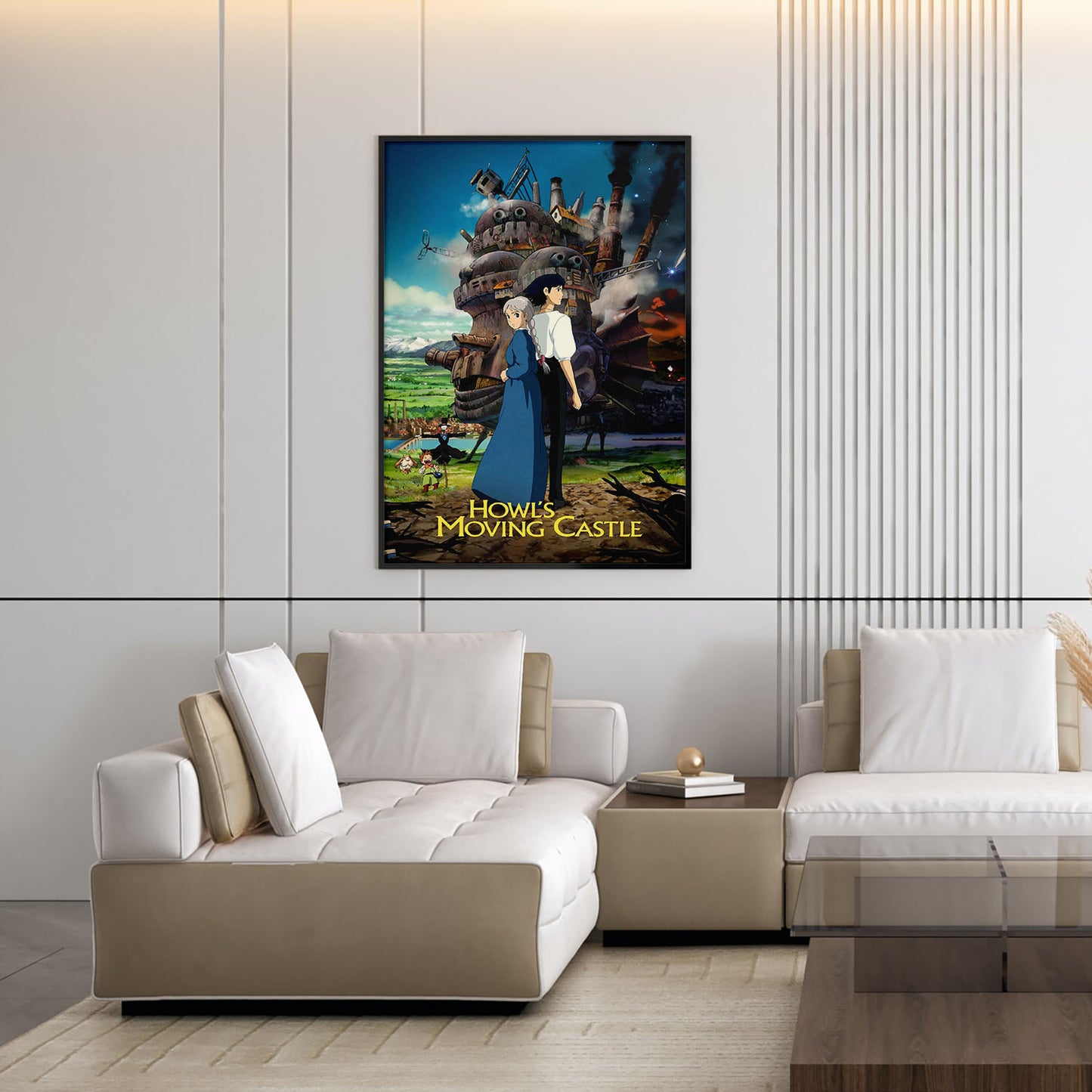 Flex Designs Poster Howls Moving Castle Theatrical 5 x 7" Home Goods - Movie 2004 Movie Poster