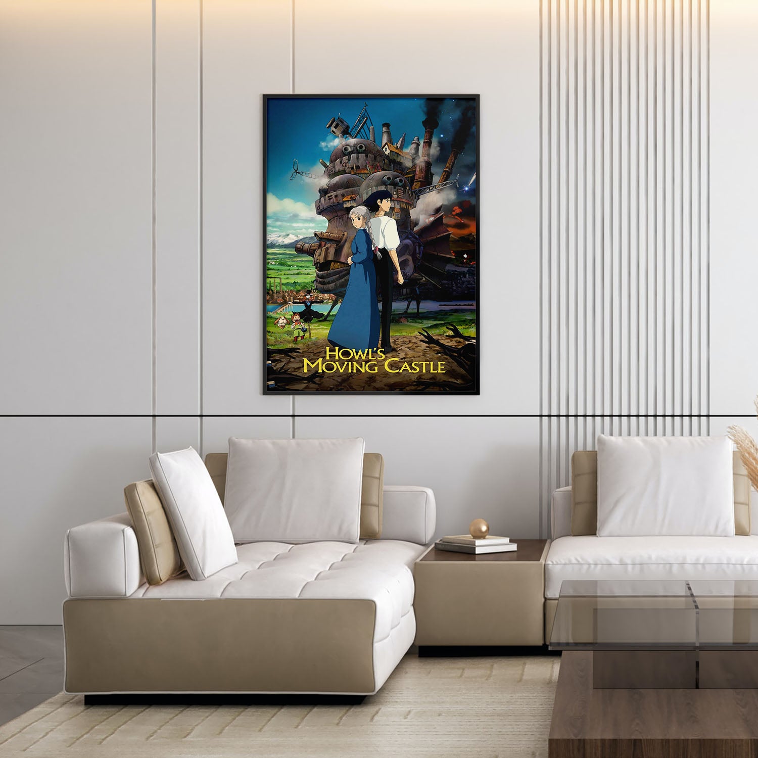 Flex Designs Poster Howls Moving Castle Theatrical 5 x 7" Home Goods - Movie 2004 Movie Poster