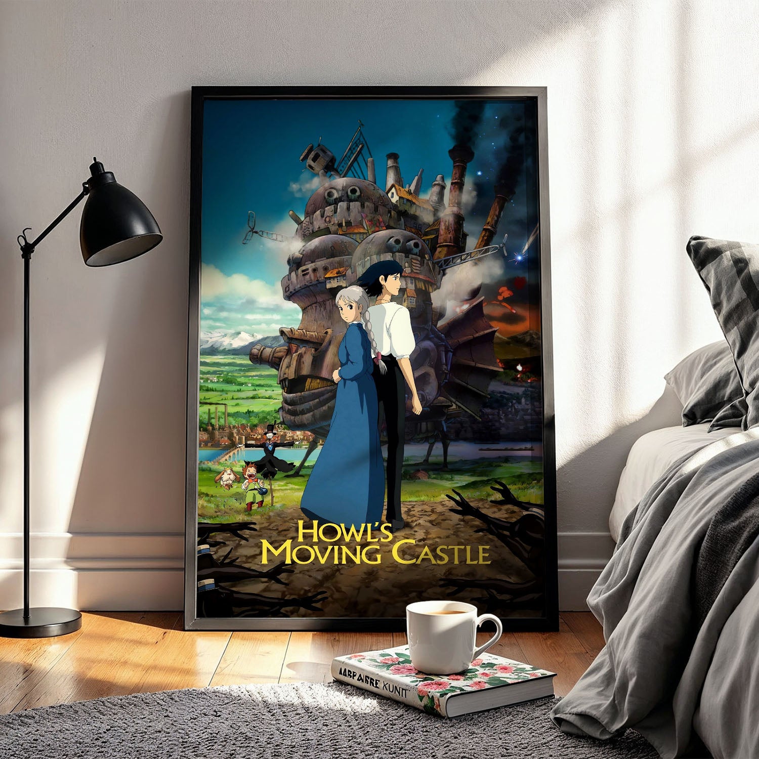 Flex Designs Poster Howls Moving Castle Theatrical 5 x 7" Home Goods - Movie 2004 Movie Poster