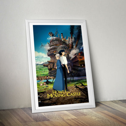 Flex Designs Poster Howls Moving Castle Theatrical 8 x 10" Home Goods - Movie 2004 Movie Poster