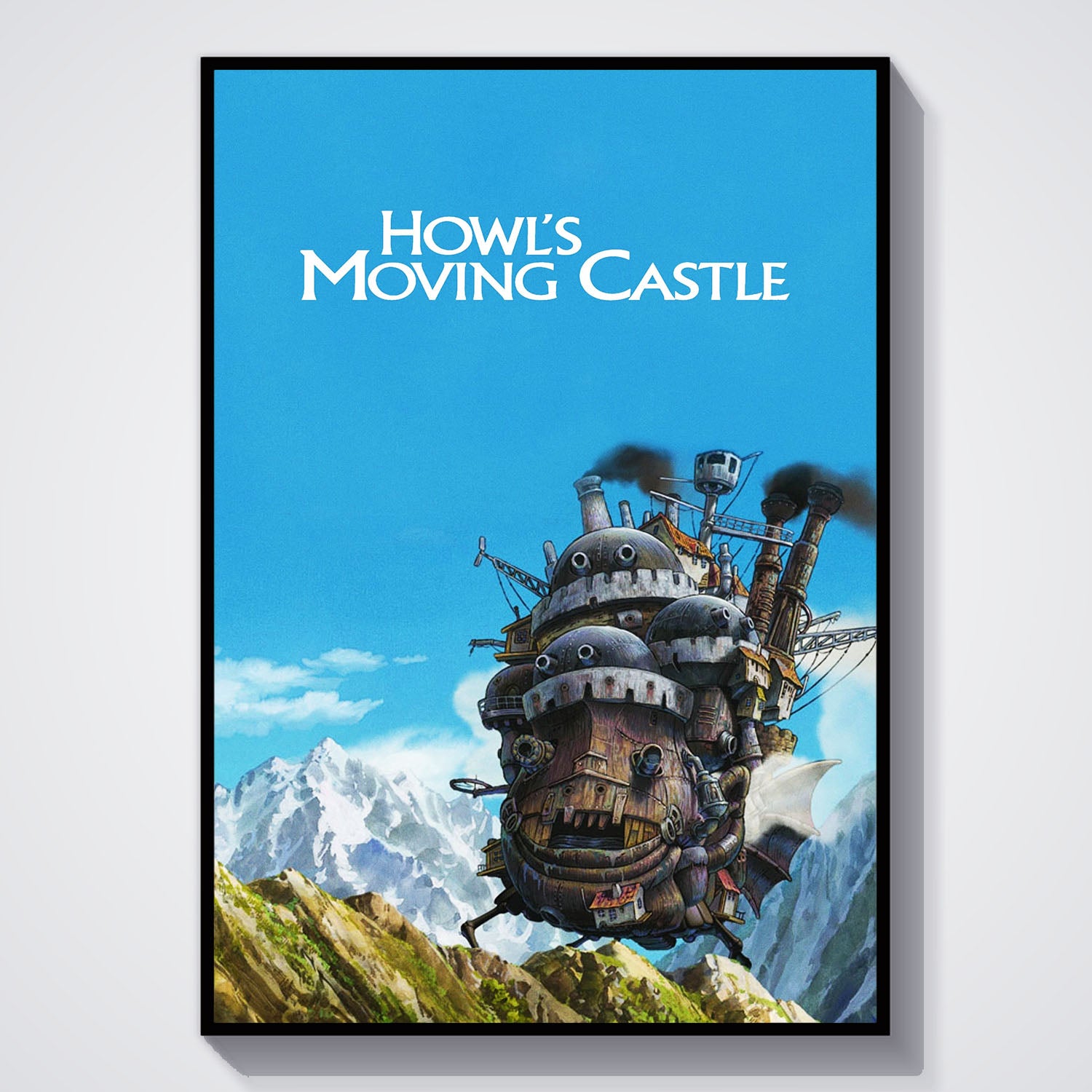 Flex Designs Poster Howls Moving Castle 5 x 7" Home Goods - Movie 2004 Movie Poster