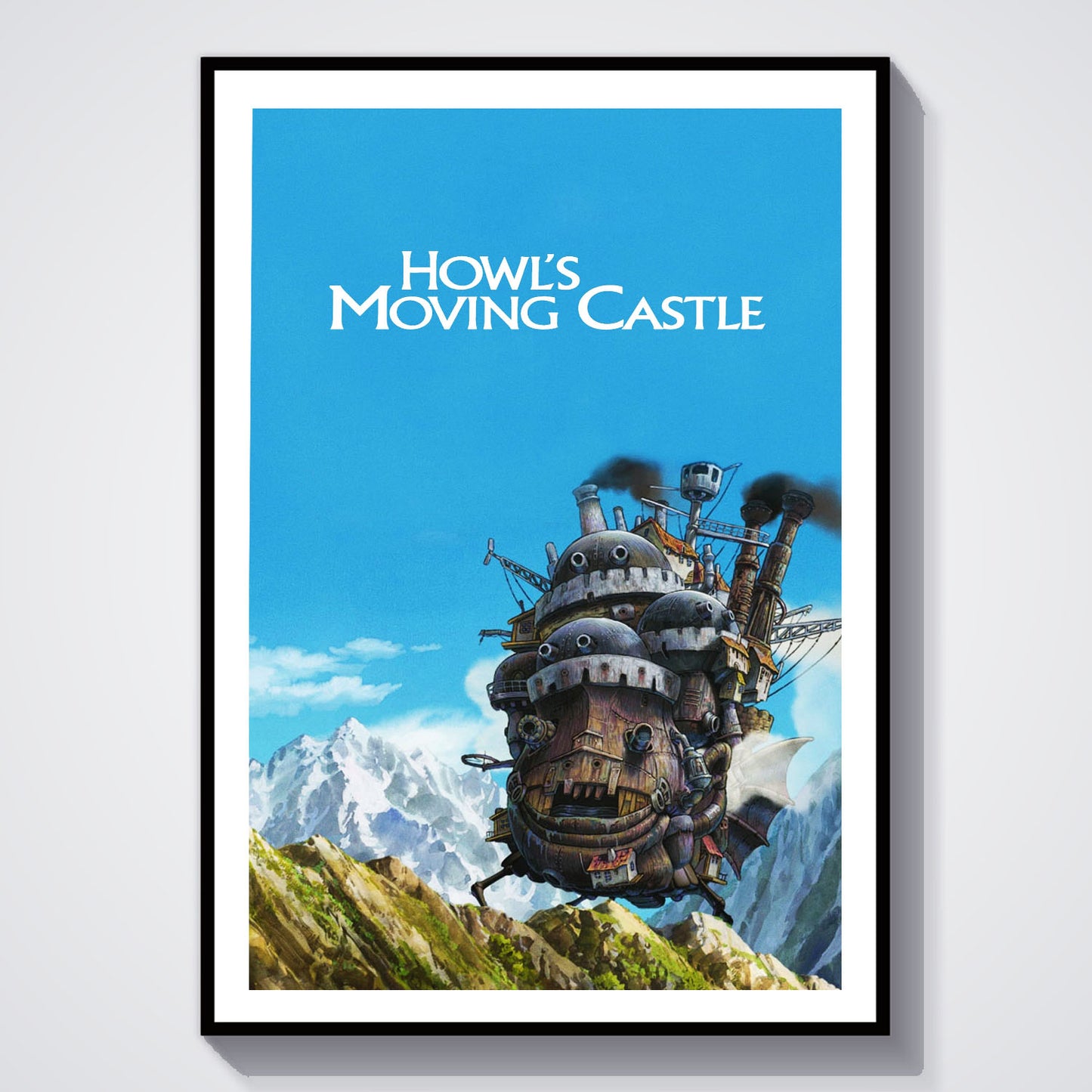 Flex Designs Poster Howls Moving Castle 8 x 10" Home Goods - Movie 2004 Movie Poster