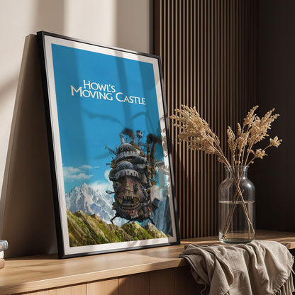 Flex Designs Poster Howls Moving Castle 5 x 7" Home Goods - Movie 2004 Movie Poster