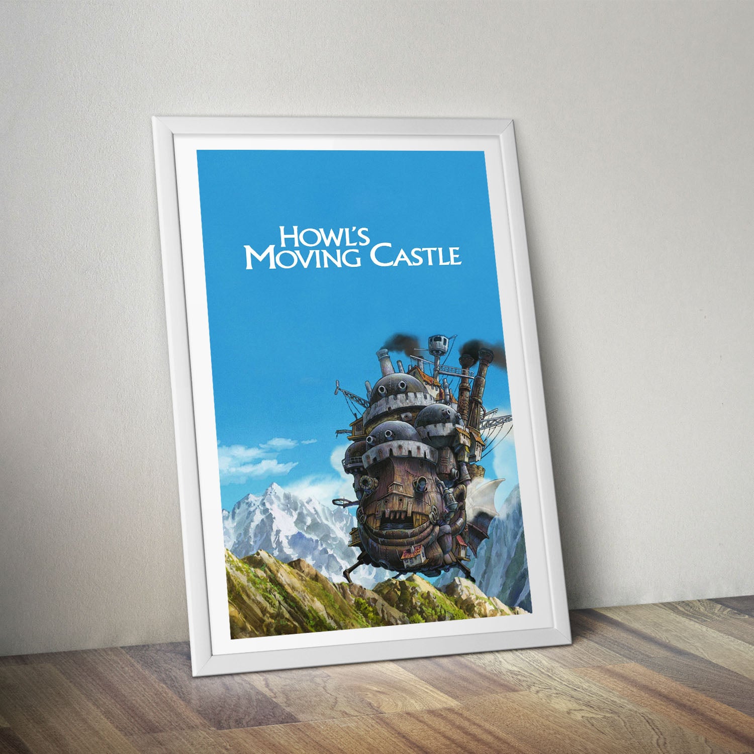 Flex Designs Poster Howls Moving Castle 8 x 10" Home Goods - Movie 2004 Movie Poster