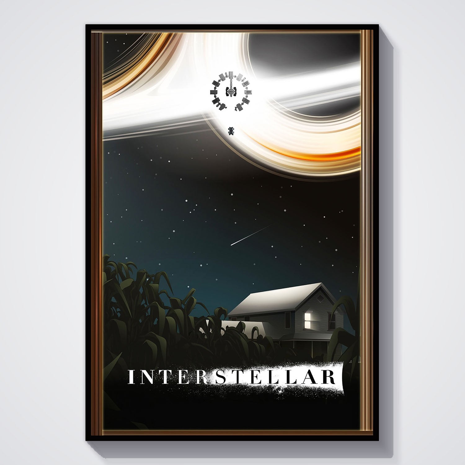 Flex Designs Poster Interstellar Cartoon 5 x 7" Home Goods - Movie 2014 Movie Poster