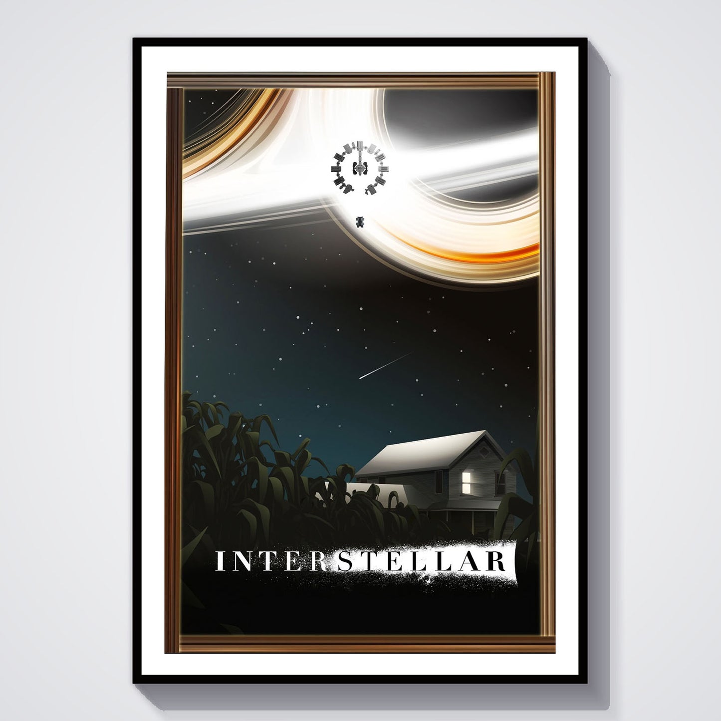 Flex Designs Poster Interstellar Cartoon 8 x 10" Home Goods - Movie 2014 Movie Poster