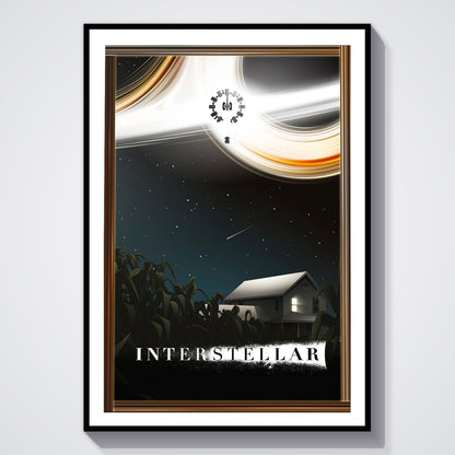 Flex Designs Poster Interstellar Cartoon 8 x 10" Home Goods - Movie 2014 Movie Poster