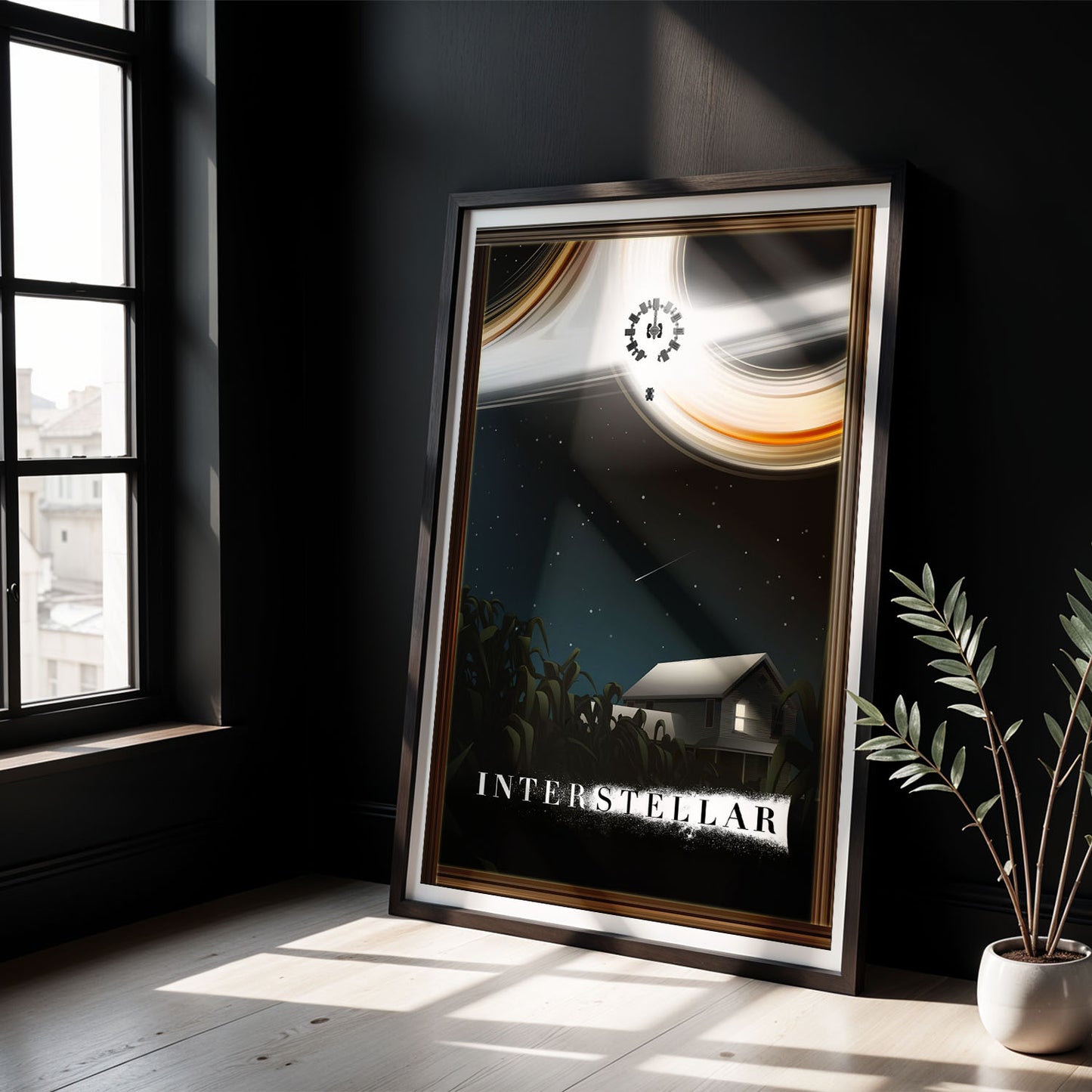 Flex Designs Poster Interstellar Cartoon 8 x 10" Home Goods - Movie 2014 Movie Poster