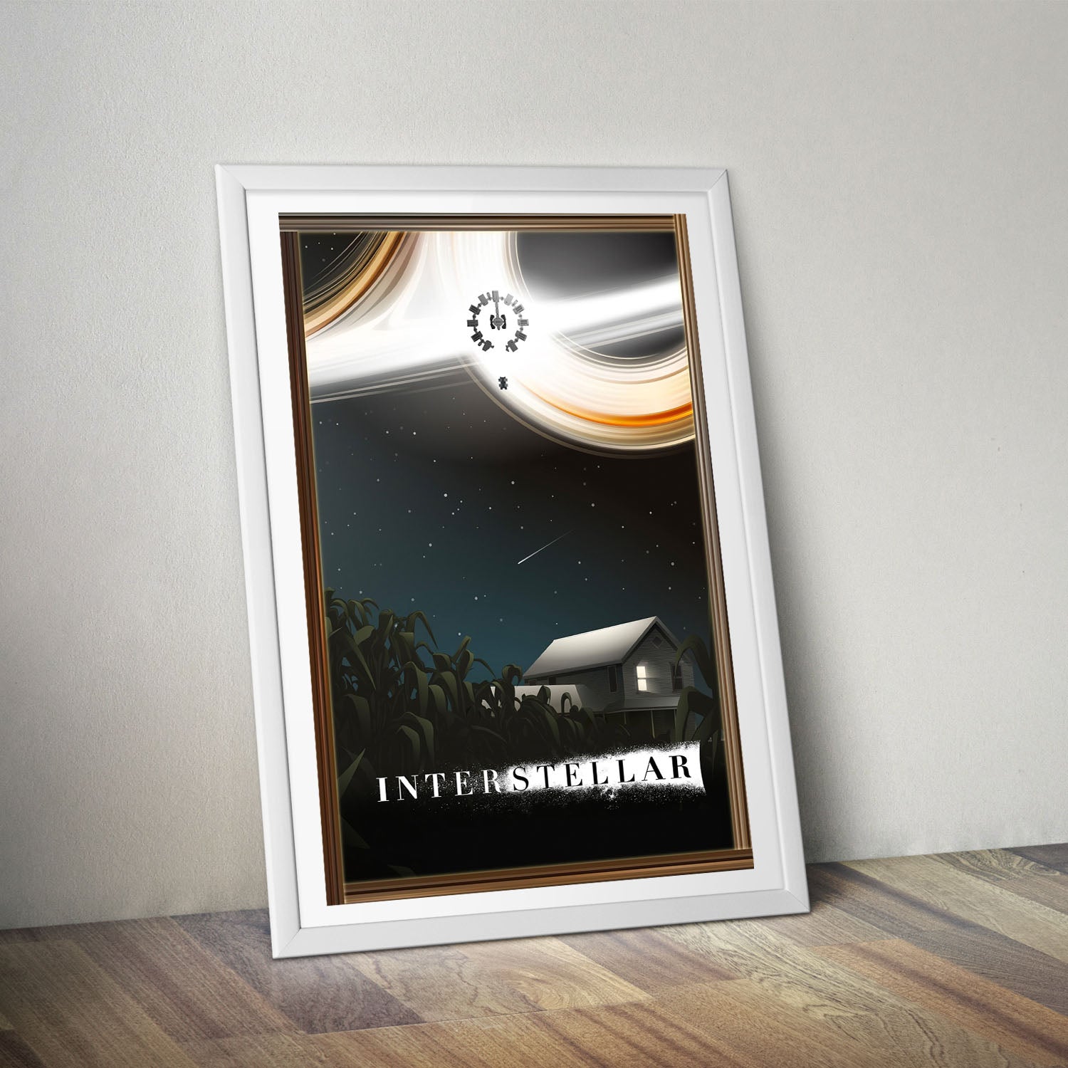 Flex Designs Poster Interstellar Cartoon 8 x 10" Home Goods - Movie 2014 Movie Poster