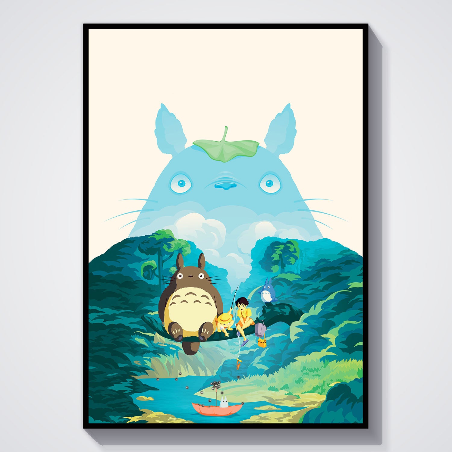 Flex Designs Poster My Neighbor Totoro Sketch 5 x 7" Home Goods - Movie 1988 Movie Poster