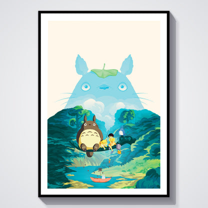 Flex Designs Poster My Neighbor Totoro Sketch 8 x 10" Home Goods - Movie 1988 Movie Poster