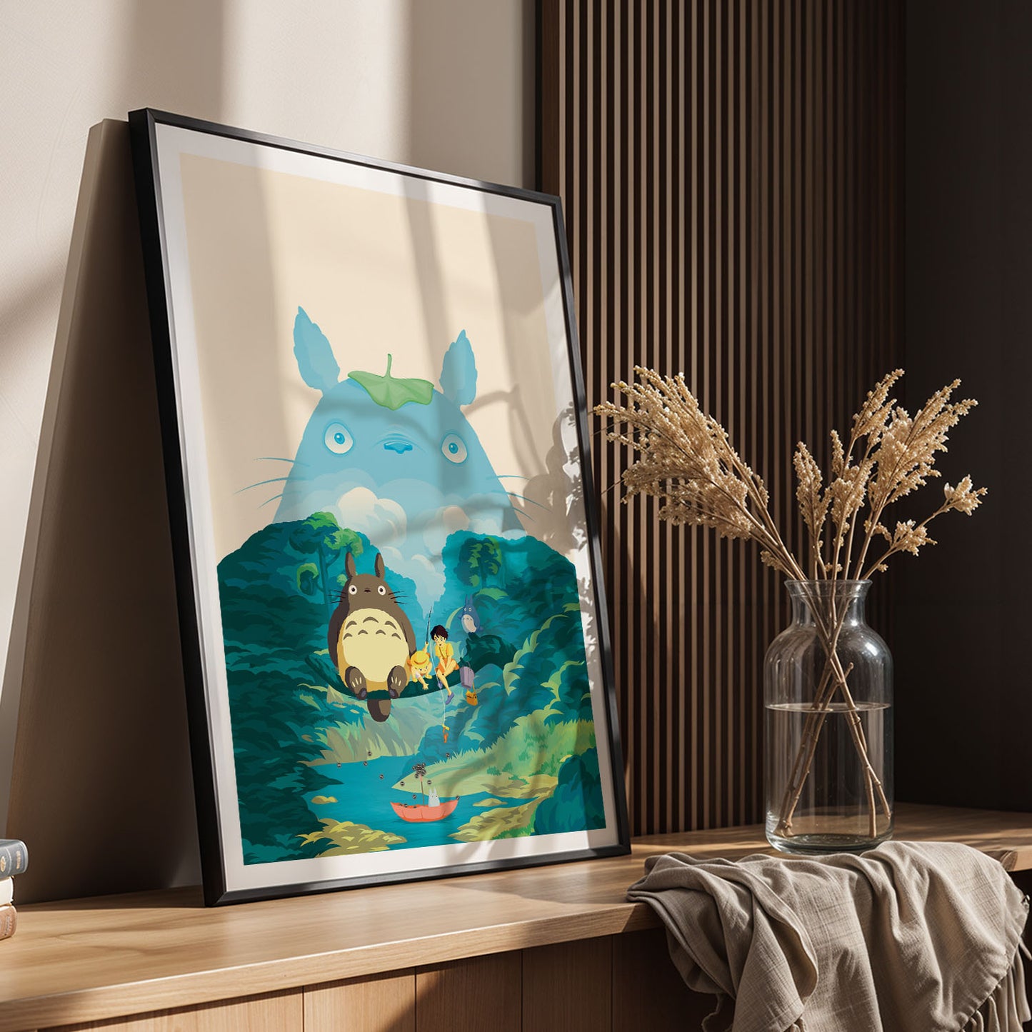 Flex Designs Poster My Neighbor Totoro Sketch 5 x 7" Home Goods - Movie 1988 Movie Poster