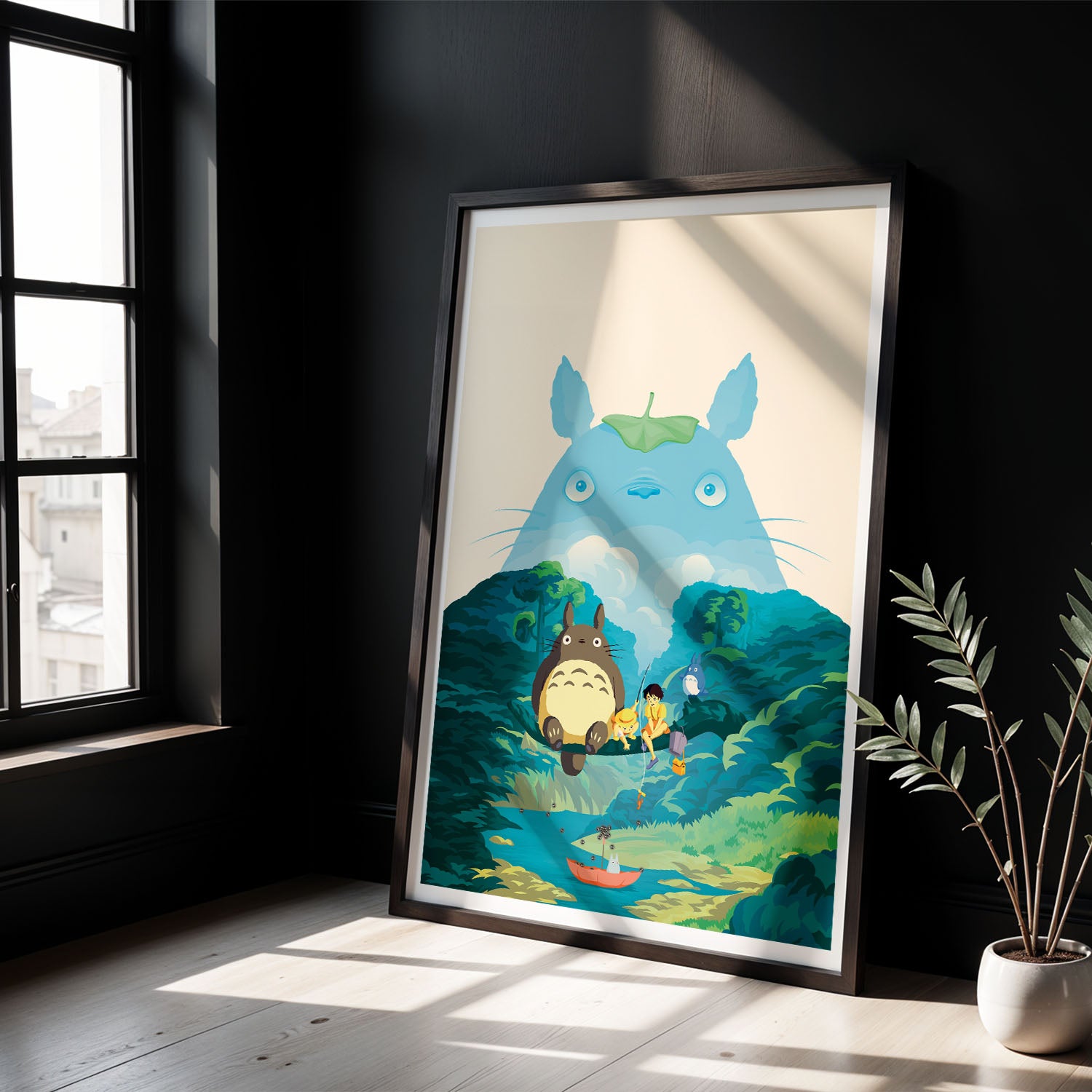 Flex Designs Poster My Neighbor Totoro Sketch 8 x 10" Home Goods - Movie 1988 Movie Poster