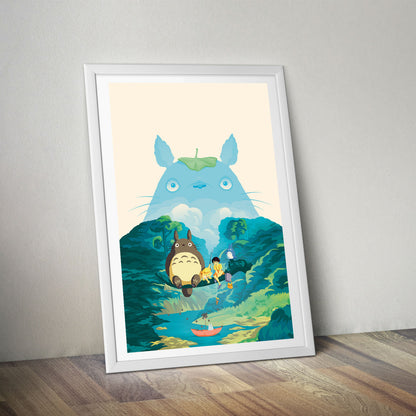Flex Designs Poster My Neighbor Totoro Sketch 8 x 10" Home Goods - Movie 1988 Movie Poster