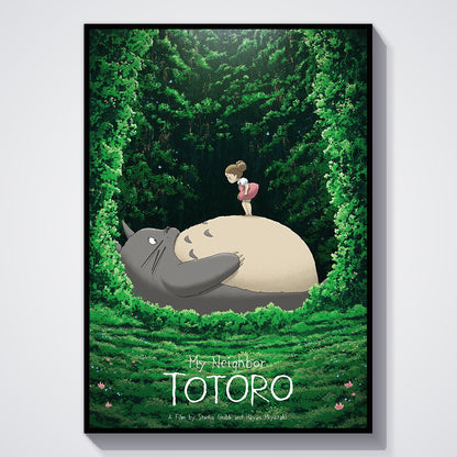 Flex Designs Poster My Neighbor Totoro Theatrical 5 x 7" Home Goods - Movie 1988 Movie Poster