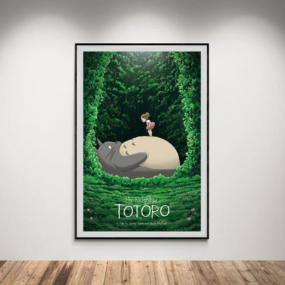 Flex Designs Poster My Neighbor Totoro Theatrical 8 x 10" Home Goods - Movie 1988 Movie Poster