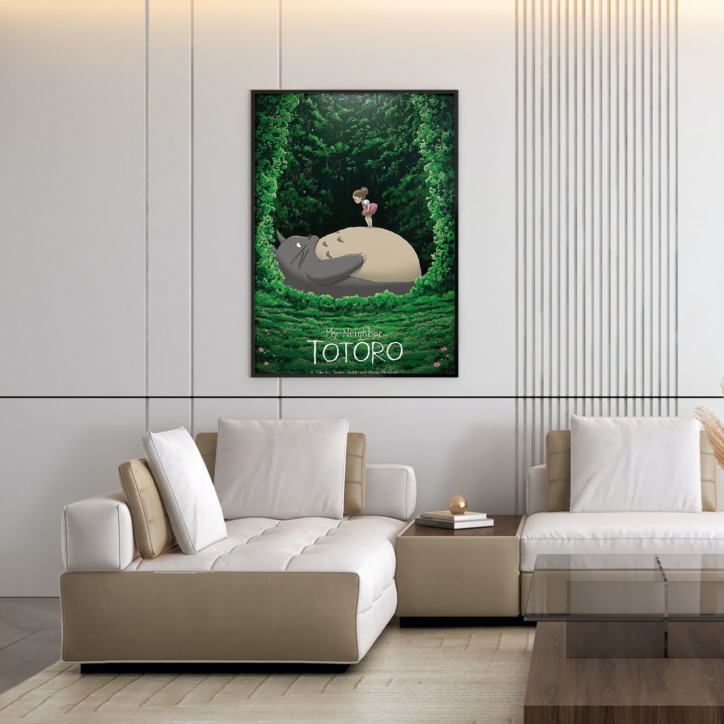 Flex Designs Poster My Neighbor Totoro Theatrical 5 x 7" Home Goods - Movie 1988 Movie Poster