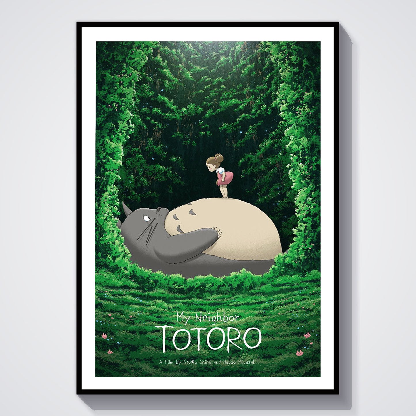 Flex Designs Poster My Neighbor Totoro Theatrical 8 x 10" Home Goods - Movie 1988 Movie Poster