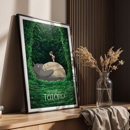 Flex Designs Poster My Neighbor Totoro Theatrical 5 x 7" Home Goods - Movie 1988 Movie Poster
