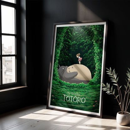 Flex Designs Poster My Neighbor Totoro Theatrical 8 x 10" Home Goods - Movie 1988 Movie Poster