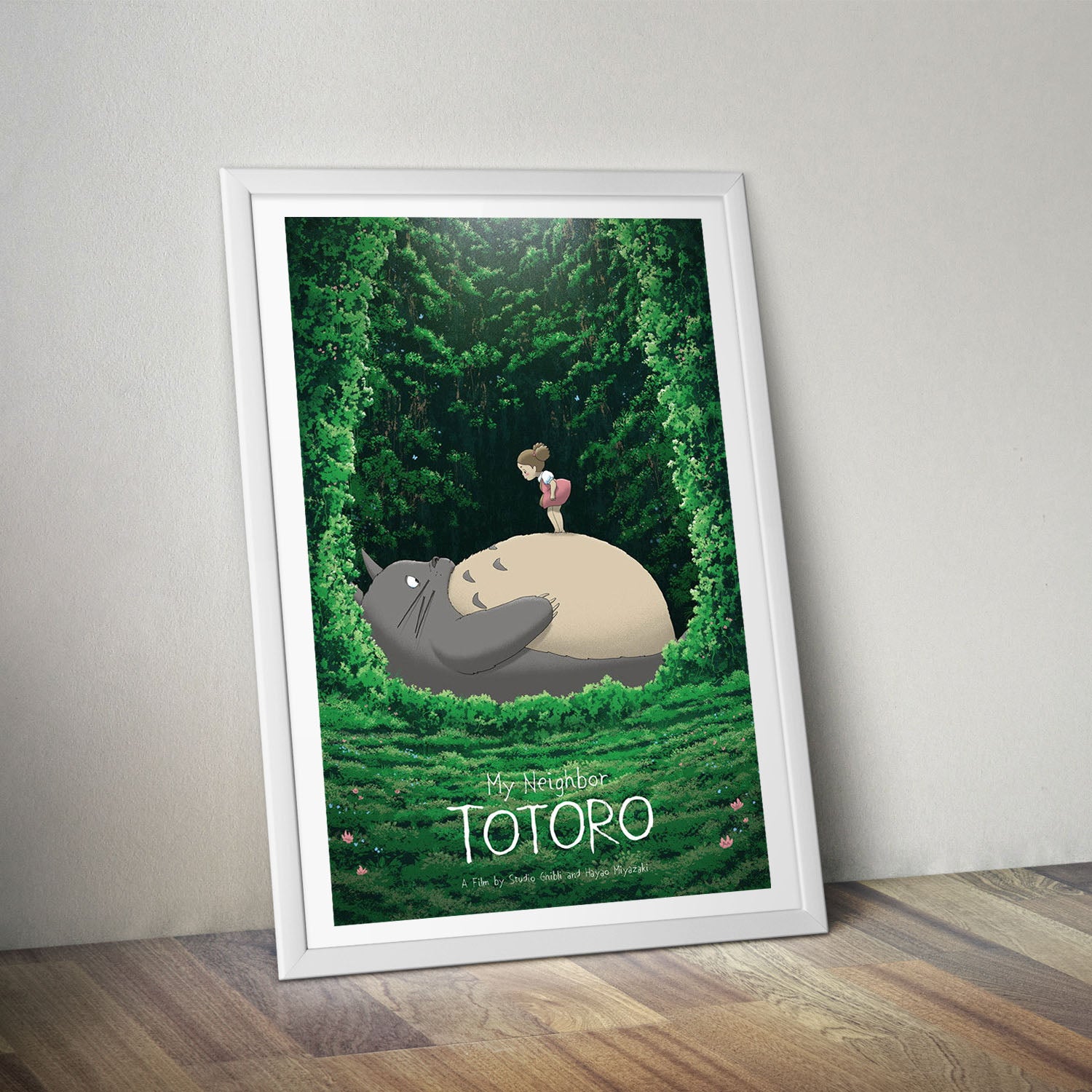 Flex Designs Poster My Neighbor Totoro Theatrical 8 x 10" Home Goods - Movie 1988 Movie Poster