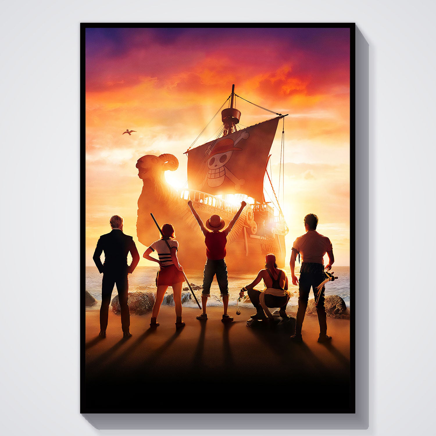 Flex Designs Poster One Piece Live Action Key Art 5 x 7" Home Goods - TV Show 2023 TV Show Poster