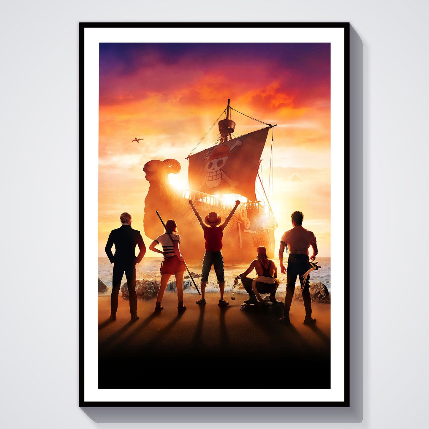 Flex Designs Poster One Piece Live Action Key Art 8 x 10" Home Goods - TV Show 2023 TV Show Poster
