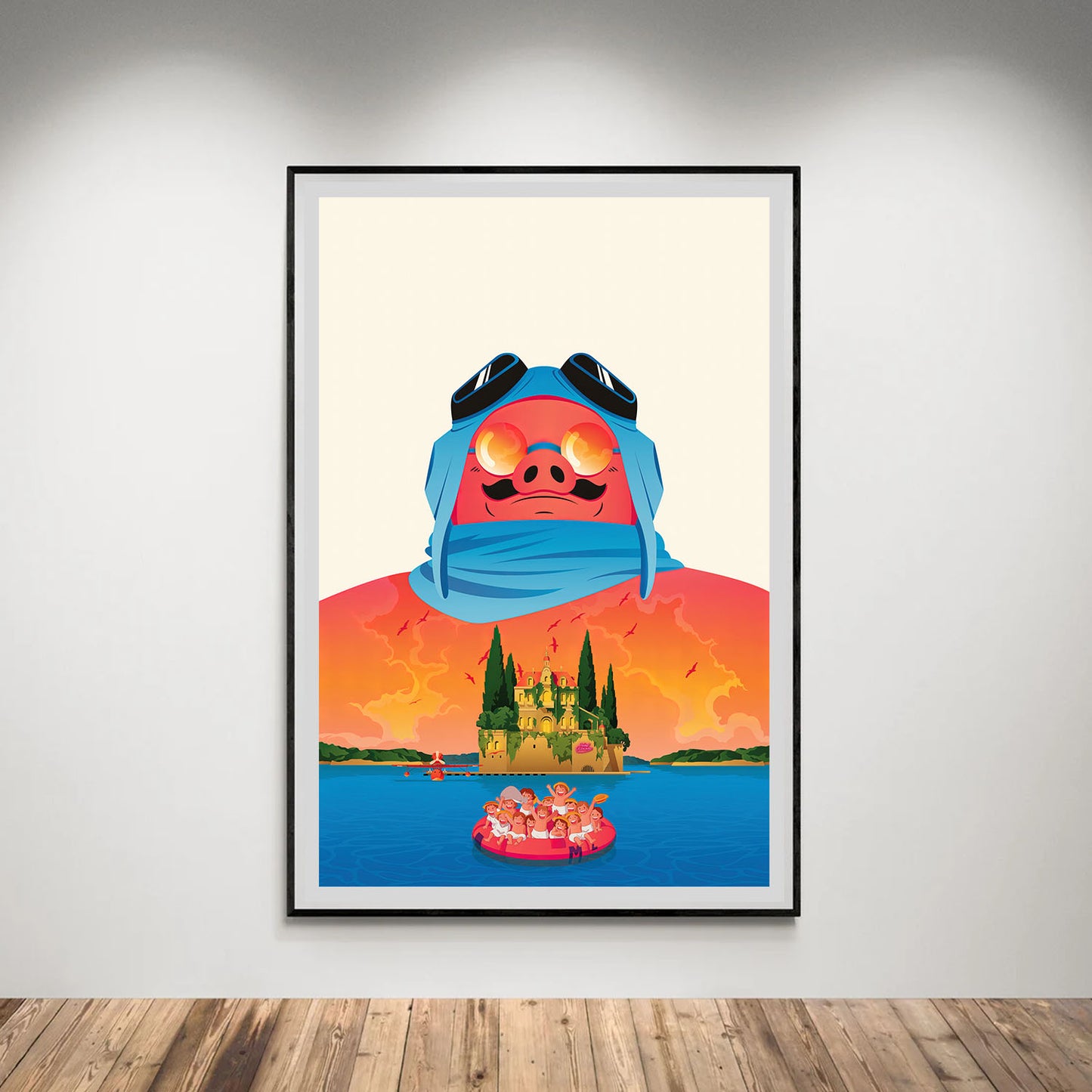 Flex Designs Poster Porco Rosso Sketch 8 x 10" Home Goods - Movie 1992 Movie Poster
