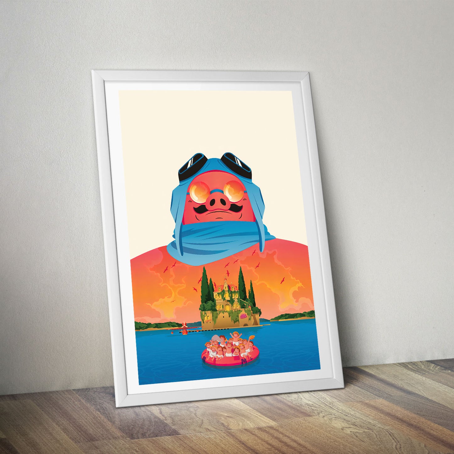 Flex Designs Poster Porco Rosso Sketch 8 x 10" Home Goods - Movie 1992 Movie Poster