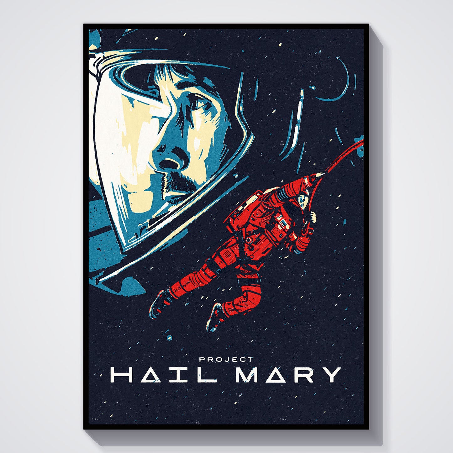 Flex Designs Poster Project Hail Mary Cartoon 5 x 7" Home Goods - Movie 2026 Movie Poster