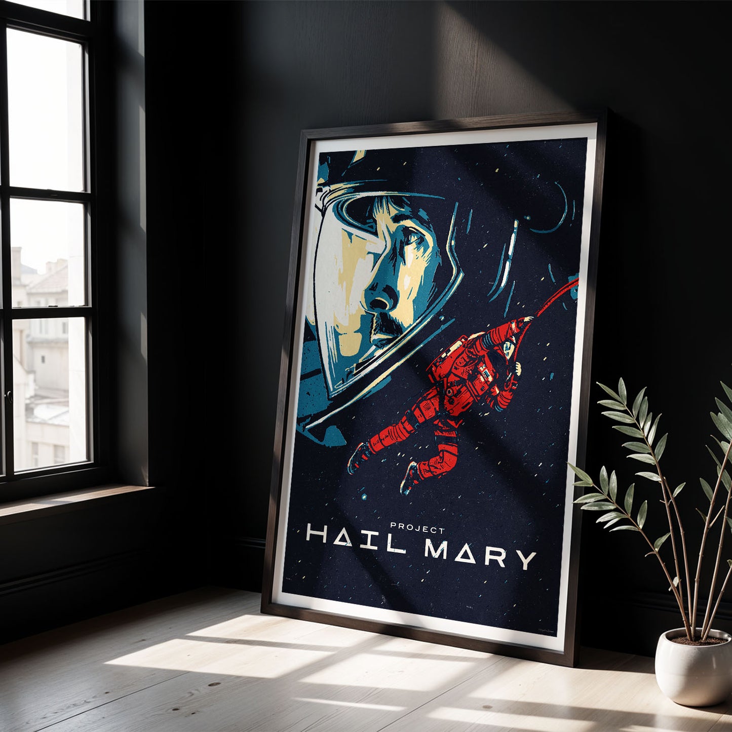 Flex Designs Poster Project Hail Mary Cartoon 8 x 10" Home Goods - Movie 2026 Movie Poster