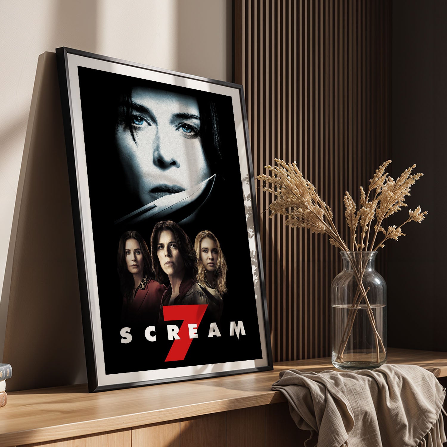 Flex Designs Poster Scream 7 Alternate 5 x 7" Home Goods - Movie 2026 Movie Poster