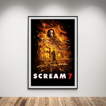 Flex Designs Poster Scream 7 Cinematic 8 x 10" Home Goods - Movie 2026 Movie Poster