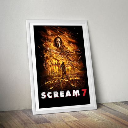 Flex Designs Poster Scream 7 Cinematic 8 x 10" Home Goods - Movie 2026 Movie Poster