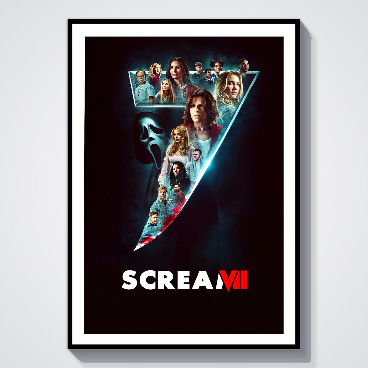 Flex Designs Poster Scream 7 Key Visual 8 x 10" Home Goods - Movie 2026 Movie Poster