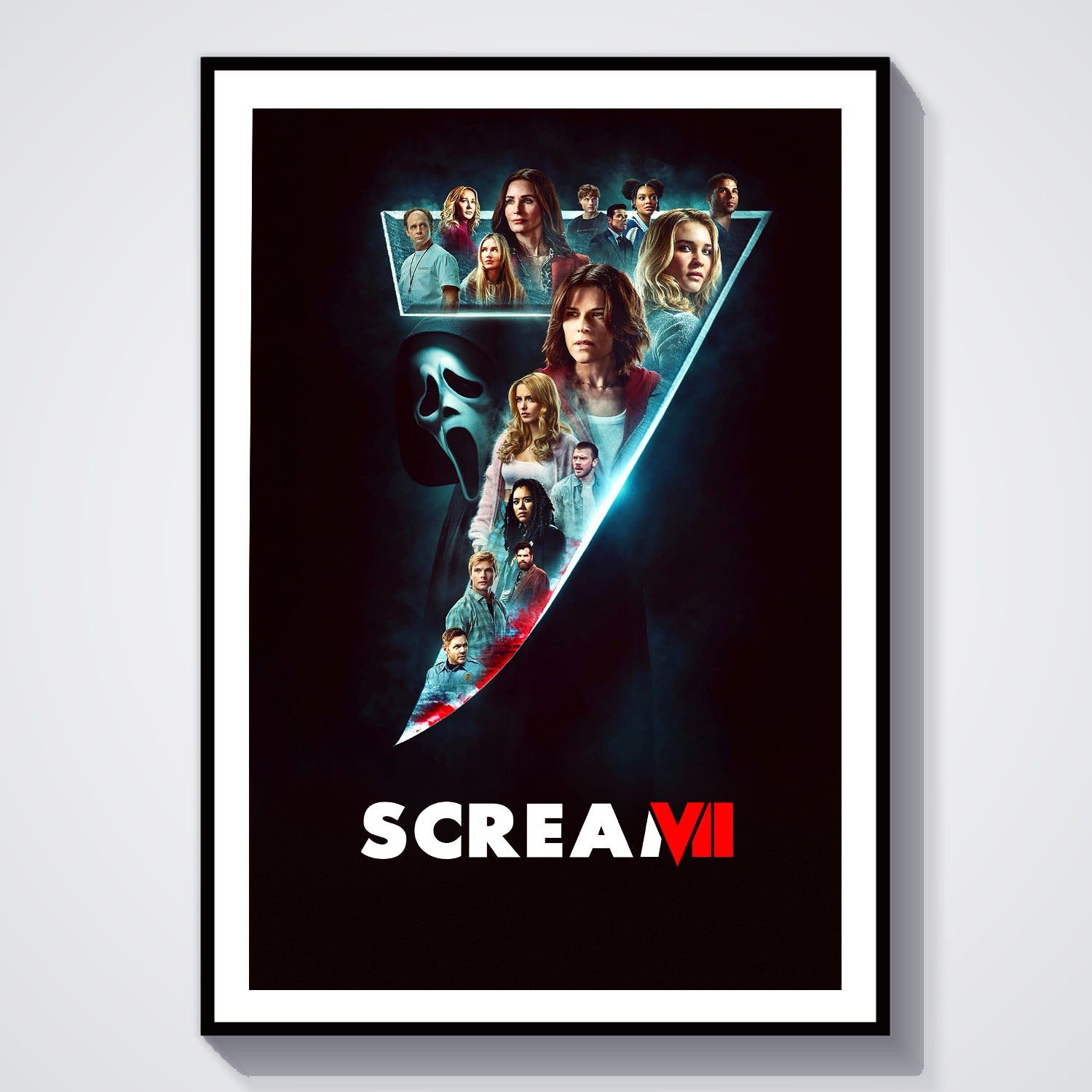 Flex Designs Poster Scream 7 Key Visual 8 x 10" Home Goods - Movie 2026 Movie Poster