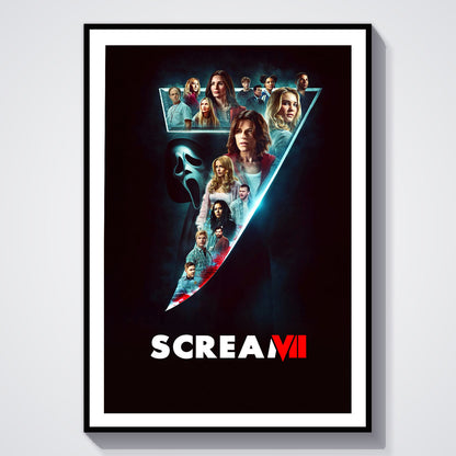 Flex Designs Poster Scream 7 Key Visual 8 x 10" Home Goods - Movie 2026 Movie Poster
